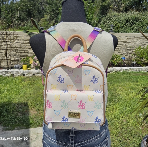 Betsey Johnson Handbags - BETSEY JOHNSON LUV BETSEY LOGO BACKPACK